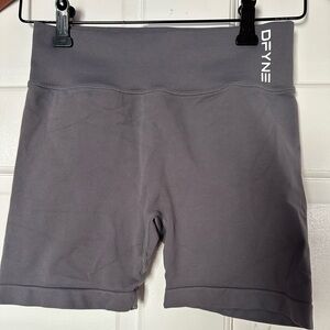 DFYNE Women’s High-Rise Bike Shorts — Charcoal Gray